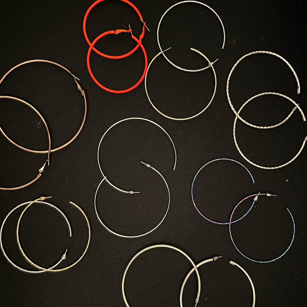 Hoop earrings package